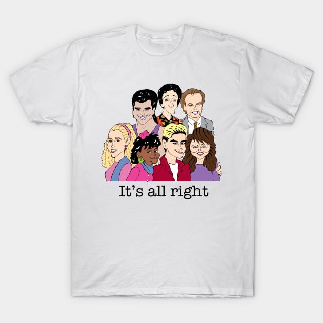 CLASSIC 80'S SITCOM T-Shirt by cartoonistguy